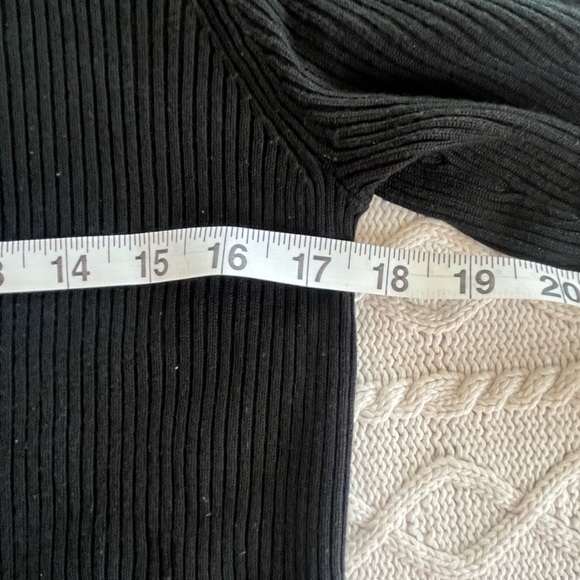 Designers Originals Black Top with Cream Lace - Picture 10 of 10